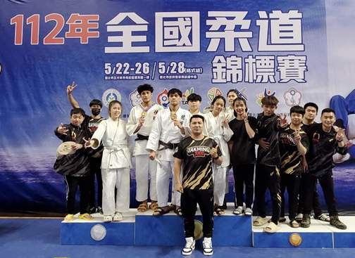 德明科大柔道隊再創佳績  囊括「全國柔道錦標賽」二金一銀四銅